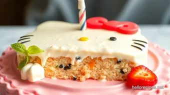 Bake Hello Kitty Cake for Birthday Fun! recipe card