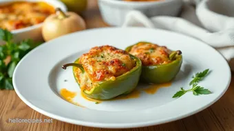 Bake Stuffed Peppers: Cheesy & Delicious