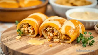 Bake Turkey Roll-Ups with Cheesy Stuffing