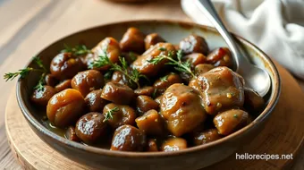 Baked Chestnut Dressing with Herbs