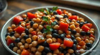 Bright and Flavorful Bean Salad: Easy Simple Bean Recipes for All recipe card