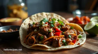 Classic Mexican Street Taco Recipe: Delicious Flavor on a Tortilla recipe card