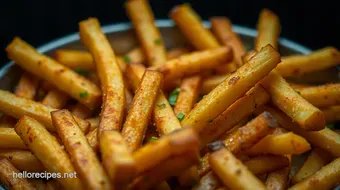 Crispy Air Fryer Fries: How to Cook Fries in an Air Fryer Easily recipe card