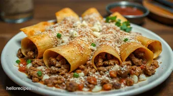 Delicious Crispy Beef Flautas: A Family Favorite Recipe recipe card
