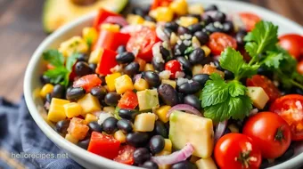 Easy Black Bean Salad - Fresh & Zesty Delight