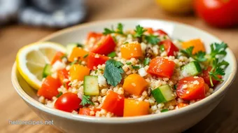 Fresh Quinoa Salad: Zesty Lemon Delight