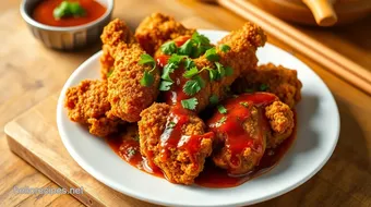 Fried Chicken with Spicy Bang Bang Sauce