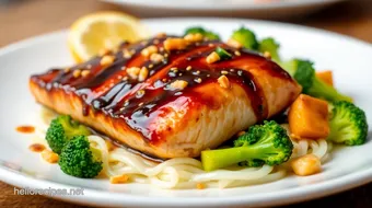 Glazed Salmon with Ginger & Veggies | 30 Min