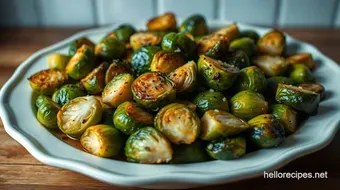 Deliciously Golden Brussel Sprout Recipes Roasted: My Garlic & Balsamic Favourite recipe card