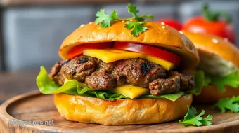 Grilled Beef Burger - Quick & Delicious Treat