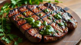 Grilled Steak with Flavorful Chimichurri