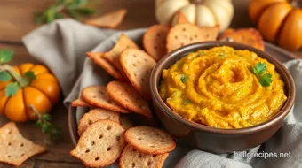 Mix Pumpkin Guacamole - A Festive Dip