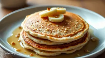 Fluffy Oat Flour Banana Pancakes: A Wholesome Breakfast Treat recipe card