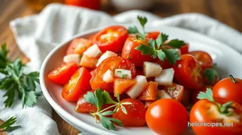 Quick Tomato Salad with Fresh Herbs