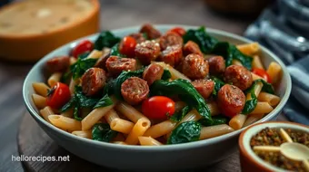 Ultimate Smoky Sausage and Pasta Recipes: 5 Delicious Ways to Enjoy! recipe card