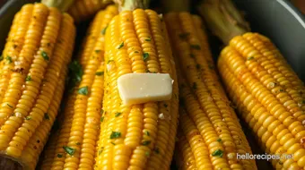 Easy & Juicy recipe corn on the cob: My Fail-Proof Herb Glazed Method recipe card