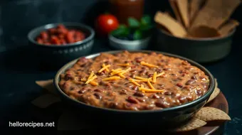 Velvety Refried Bean Dip Recipe: My Family's Favourite Snack Sensation recipe card