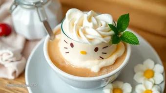 Whipped Hello Kitty Vanilla Latte Delight