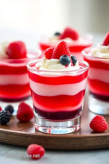 4th of July Jello Shots presentation