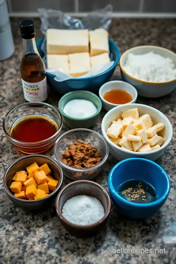 Air Fryer Crispy Tofu: A Golden Crunchy Delight ingredients