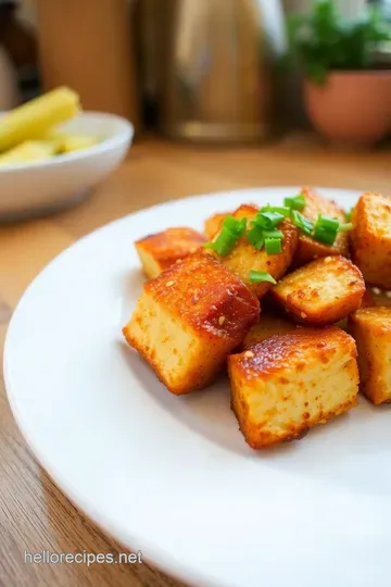 Air Fryer Crispy Tofu: A Golden Crunchy Delight steps