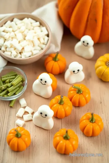 Make Mini Orange Pumpkins & Ghost Bananas ingredients