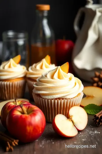 Bake Apple Cider Cupcakes with Spiced Frosting ingredients