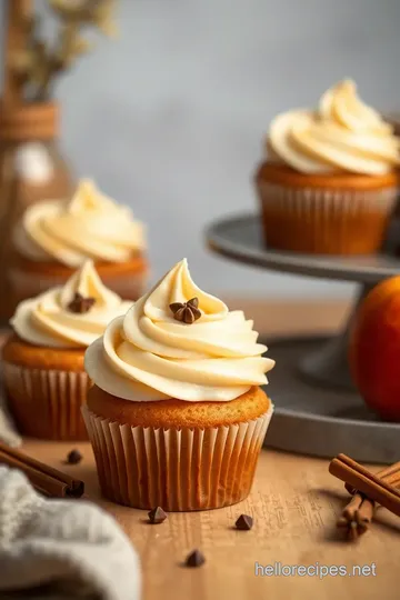 Bake Apple Cider Cupcakes with Spiced Frosting presentation