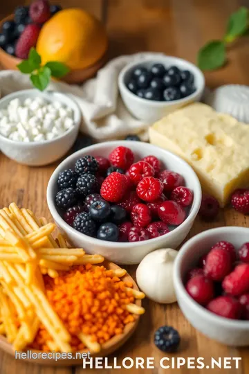 Bake Biscuit Pie with Mixed Berries ingredients