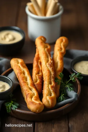 Cheese Breadsticks presentation