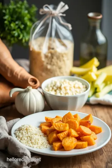 Cheesy Root Vegetable Gratin ingredients