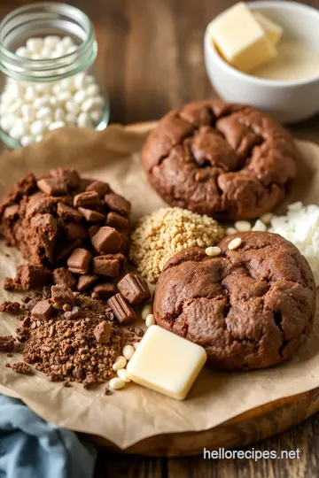 Bake Cosmic Brownie Cookies: Chewy & Delicious ingredients