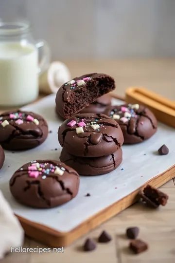 Bake Cosmic Brownie Cookies: Chewy & Delicious presentation