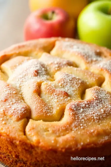 Fresh Apple Cake Recipe presentation