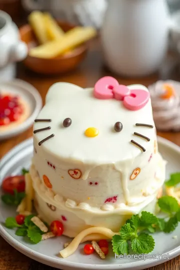 Hello Kitty Decoration Cake presentation