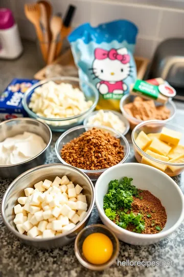 Hello Kitty Birthday Cake ingredients