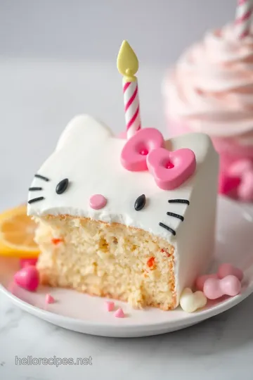 Hello Kitty Birthday Cake presentation