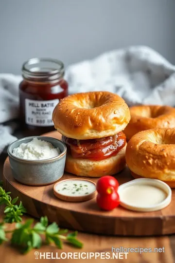 Bake Mini Bagel Breakfast Sliders ingredients