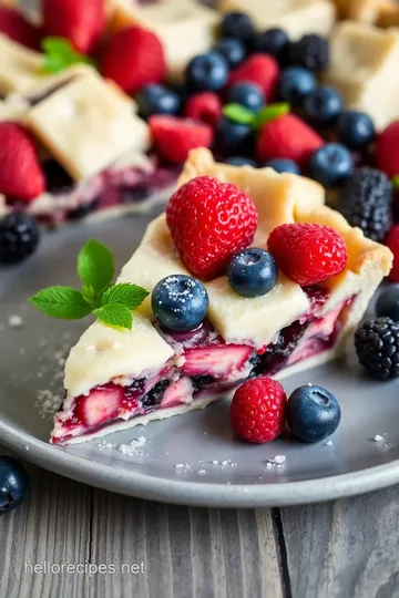 Hello Kitty’s Berry Delight Pie presentation