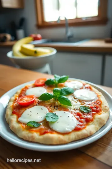 Classic Fresh Mozzarella Pizza steps