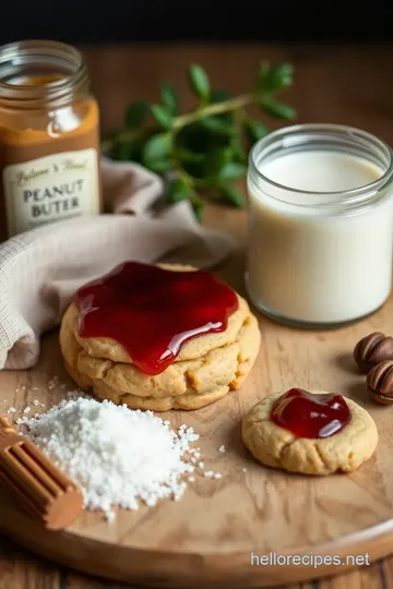 Bake Peanut Butter & Jelly Cookies - Quick Treat ingredients