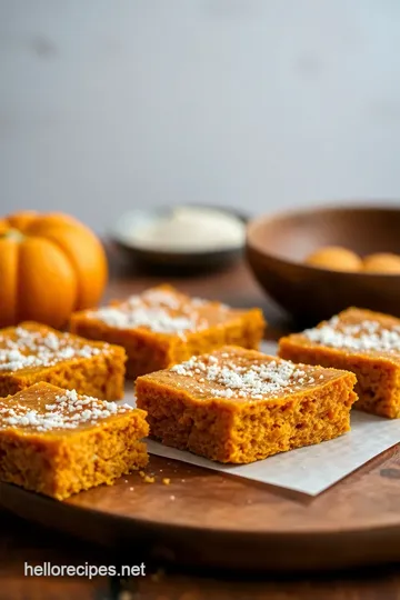 Bake Gluten-Free Pumpkin Squares for Fall steps