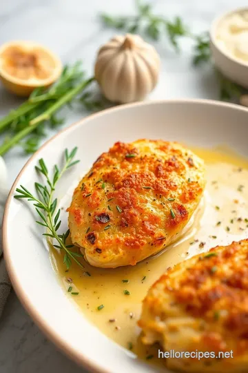 Garlic Parmesan Chicken presentation