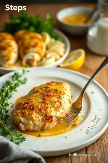 Garlic Parmesan Chicken steps