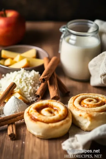 Soft-Baked Apple Cinnamon Rolls ingredients