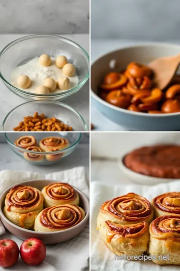 Soft-Baked Apple Cinnamon Rolls steps