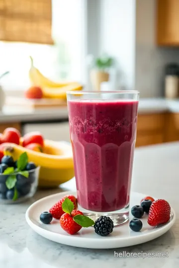 Berry Smoothie steps