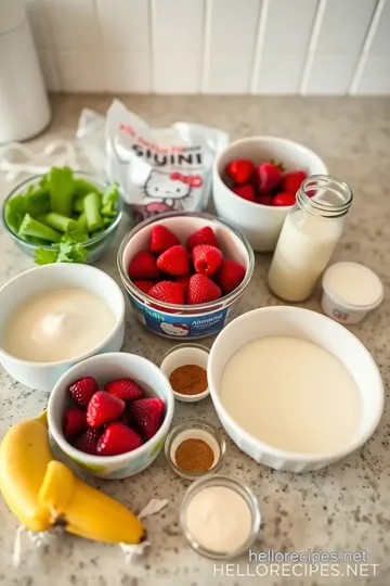 Hello Kitty Smoothie ingredients