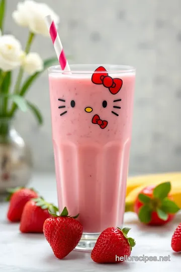 Hello Kitty Smoothie presentation