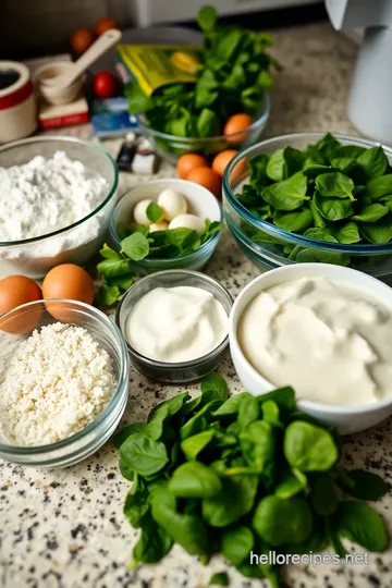 Spinach Ricotta Ravioli ingredients